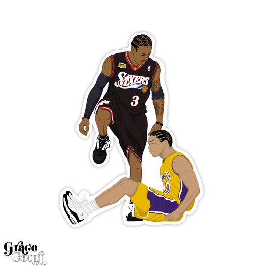 Allen Iverson Step Over Sticker